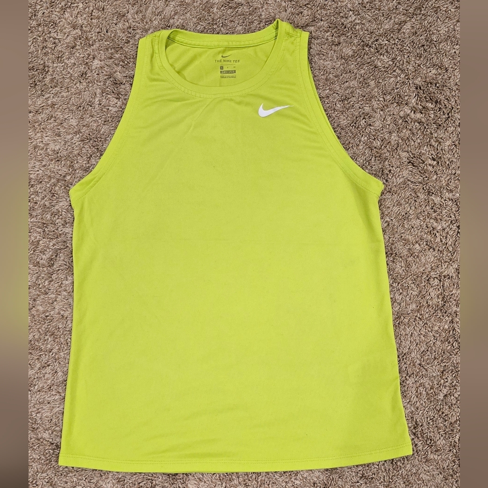 Nike Lime Green Tank Top Women's Small